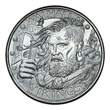 Load image into Gallery viewer, 1 oz Silver The Vikings Round BU - Random Mint - Zion Metals
