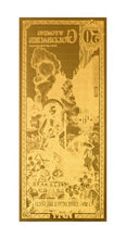 Load image into Gallery viewer, 2022 Alpha 50 Wyoming Goldback - Aurum Gold Note (24k) | Zion Metals
