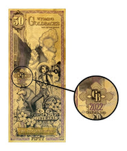 Load image into Gallery viewer, 2022 Alpha 50 Wyoming Goldback - Aurum Gold Note (24k) | Zion Metals
