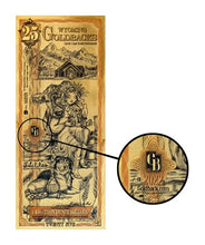 Load image into Gallery viewer, 2022 Alpha 25 Wyoming Goldback - Aurum Gold Note (24k) | Zion Metals
