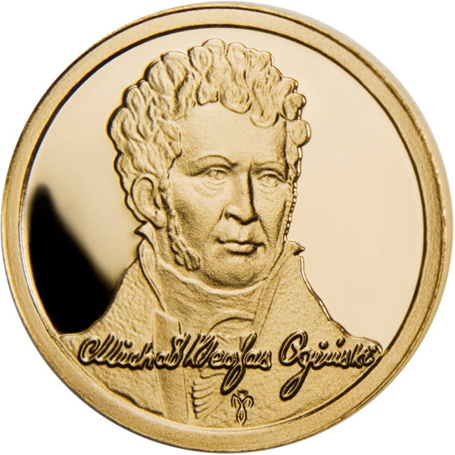 Belarus 2011 10 rubles Michal Kleofas Oginski Proof Gold Coin | ZM | Zion Metals