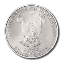 Load image into Gallery viewer, 2011 Cameroon L’Amour toujours Love Forever Hologram Proof Silver Coin - Zion Metals
