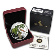 Load image into Gallery viewer, 2011 Canada 1 oz Silver $20 Maple Leaf Crystal Raindrop Box | ZM | Zion Metals
