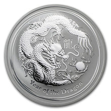 Load image into Gallery viewer, 2012 Australia Year of the Dragon 1 oz Silver BU (Series II) - Zion Metals
