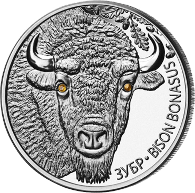 2012 Belarus Bison Environmental Protection Series Silver Coin | ZM | Zion Metals
