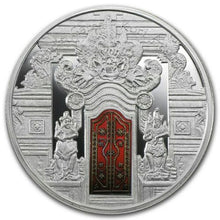 Load image into Gallery viewer, 2012 Fiji $10 Temple Gates Kori Agung Silver Coin | ZM | Zion Metals
