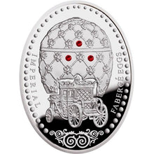 Load image into Gallery viewer, 2012 Niue $1 Coronation Egg - Imperial Faberge Eggs Proof Silver Coin - Zion Metals
