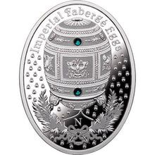 Load image into Gallery viewer, 2012 Niue $1 Napoleonic Egg - Imperial Faberge Eggs Proof Silver Coin - Zion Metals
