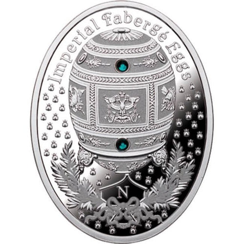 2012 Niue $1 Napoleonic Egg - Imperial Faberge Eggs Proof Silver Coin | Zion Metals