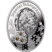 Load image into Gallery viewer, 2012 Niue $1 Winter Egg - Imperial Faberge Eggs Proof Silver Coin - Zion Metals
