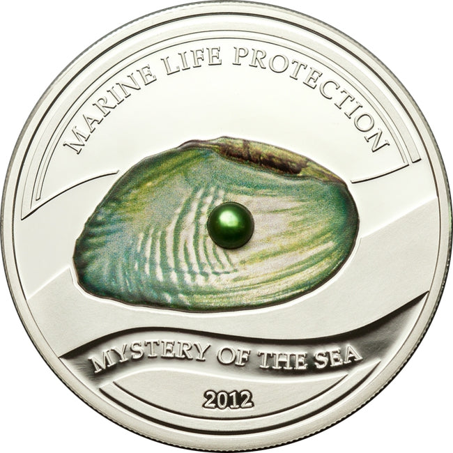 2012 Palau Mystery of the Sea – Marine Life Protection Silver Coin - Zion Metals