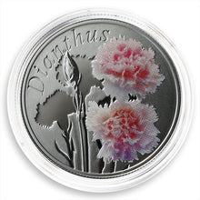 Load image into Gallery viewer, 2013 Belarus Under the Charm of Flowers Dianthus Silver Coin-ZM
