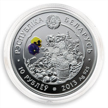 Load image into Gallery viewer, 2013 Belarus Under the Charm of Flowers Crocus Silver Coin-ZM
