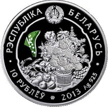 Load image into Gallery viewer, 2013 Belarus Under the Charm of Flowers Viola Silver Coin-ZM
