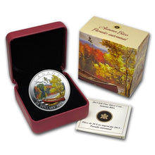 Load image into Gallery viewer, 2013 Canada 1 oz Silver $20 Autumn Bliss box | ZM | Zion Metals
