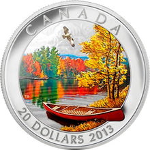 Load image into Gallery viewer, 2013 Canada 1 oz Silver $20 Autumn Bliss | ZM | Zion Metals

