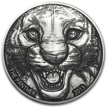Load image into Gallery viewer, 2013 Ivory Coast 1 oz Silver Black Panther - ZM
