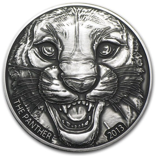 2013 Ivory Coast 1 oz Silver Black Panther | Zion Metals