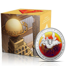 Load image into Gallery viewer, 2013 Canadian Superman Metropolis 1 oz Silver coin Hologram | ZM | Zion Metals
