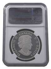 Load image into Gallery viewer, 2014 Canadian 1 oz Silver Howling Wolf Hologram Coin NGC PF69 | Zion Metals
