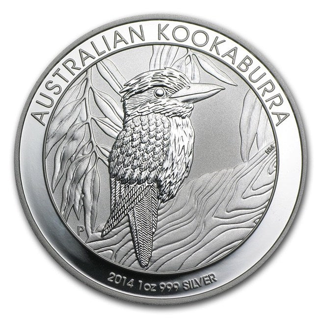 2014 Australia 1 oz Silver Kookaburra BU - Zion Metals