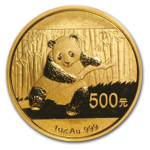 2014 China 1 oz Gold Panda BU (Sealed) - ZM