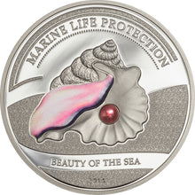 Load image into Gallery viewer, 2014 Palau Beauty of the Sea – Marine Life Protection Silver Coin - Zion Metals
