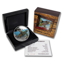 Load image into Gallery viewer, 2014 Tuvalu 1 oz Silver Green Turtle Proof Box | ZM | Zion Metals
