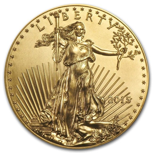2015 1 oz American Gold Eagle BU - Zion Metals