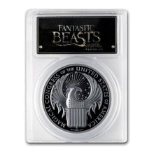 Load image into Gallery viewer, 2017 Cook Islands Fantastic Beasts 1 oz Silver Black Proof PCGS PR70 Coin - Zion Metals
