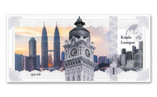 Load image into Gallery viewer, 2017 Cook Islands 1 Dollar 5 gram Silver Kuala Lumpur Skyline Dollar Note - ZM
