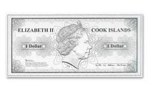 Load image into Gallery viewer, 2017 Cook Islands 1 Dollar 5 gram Silver Tokyo Skyline Dollar Note - ZM
