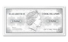 Load image into Gallery viewer, 2017 Cook Islands 1 Dollar 5 gram Silver Toronto Skyline Dollar Note - ZM
