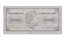 Load image into Gallery viewer, 2018 Cook Islands 1 Dollar 5 gram Silver Paris Skyline Dollar Note Zionmetals

