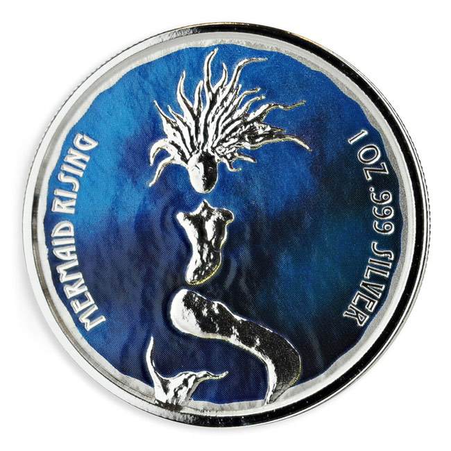 2018 Fiji Mermaid Rising Silver Coin | ZM | Zion Metals