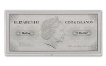 Load image into Gallery viewer, 2018 Cook Islands 1 Dollar 5 gram Silver San Francisco Skyline Dollar Note - ZM
