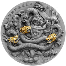 Load image into Gallery viewer, 2019 Niue 2 oz LERNAEAN HYDRA – TWELVE LABOURS OF HERCULES Silver Coin | ZM | Zion Metals
