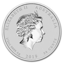 Load image into Gallery viewer, 2019 Australia 1/2 oz Silver Lunar Year of the Pig BU (Colorized) Series II | ZM | Zion Metals
