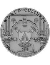 Load image into Gallery viewer, 2019 Cameroon 2 oz Silver Antique World Cultures Ganesha | ZM | Zion Metals
