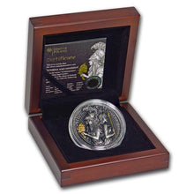 Load image into Gallery viewer, 2019 Niue 2 oz Goddesses Athena and Minerva box | ZM | Zion Metals
