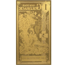 Load image into Gallery viewer, 1 Utah Goldback 2020 - Aurum Gold Note (24k) - Zion Metals
