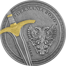 Load image into Gallery viewer, 2020 Germania Mint Warriors: Ariowit 2 oz Silver | ZM | Zion Metals

