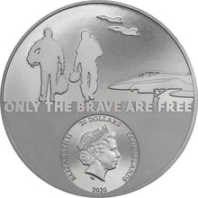 Load image into Gallery viewer, 2020 Cook Islands 3 oz Silver Real Heroes Fighter Pilot - Zion Metals
