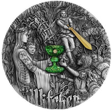 Load image into Gallery viewer, 2020 Niue SWORD OF DESTINY The Witcher 2 oz Antique finish Silver Coin - Zion Metals
