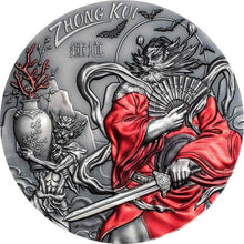 Load image into Gallery viewer, 2019 Cook Islands ZHONG KUI series ASIAN MYTHOLOGY Silver Coin | ZM | Zion Metals
