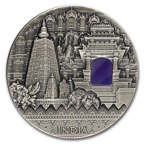 2020 Niue 2 oz Silver Antique India Imperial Art Coin | ZM | Zion Metals