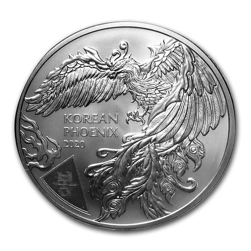 2020 South Korea 1 oz Silver Phoenix BU - ZM