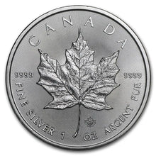 Load image into Gallery viewer, 2021 Canadian 1 oz Silver Maple Leaf Coin BU Zionmetals
