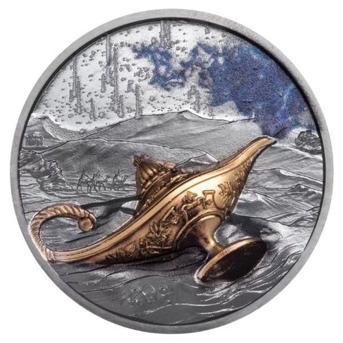 2021 Palau 1 oz Silver Proof Magic Lamp 1001 Nights | Zion Metals
