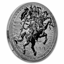 Load image into Gallery viewer, 2021 Niue 3 oz Silver Five Tiger Generals Zhang Fei - Zion Metals
